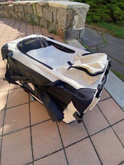 Skládací psí klec  M béžová - 2