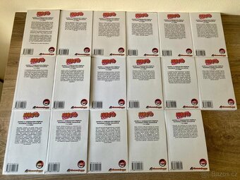 Prodám Mangy Naruto 1. - 17. díl - 2