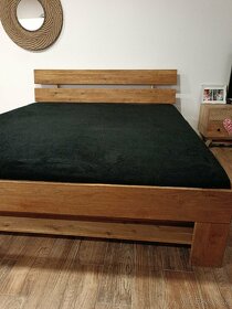 Dubová postel - 2