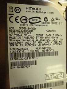 Acer - Aspire 3810T - spíše na náhradní díly - 2