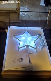 LED Vánoční hvězda, barva bílá - 2