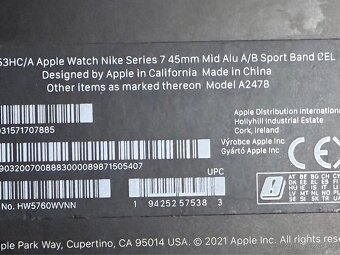 - Apple Watch Nike 7 45mm Cellular - - 2
