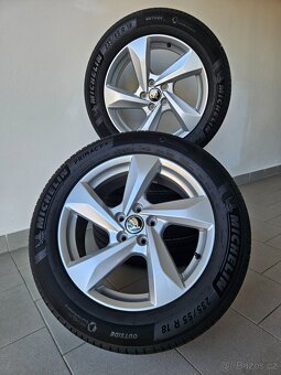 Alu kola 5x112 Letní Michelin 235/55/18 - 2