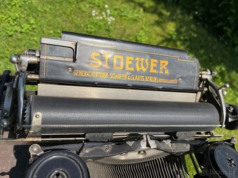Starý psací stroj Stoewer - 2
