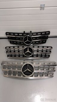 Přední mřížky (masky) na Mercedes-Benz ML - w164, Facelift - 2