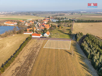 Prodej pozemku k bydlení, 1350 m², Obořiště - 2