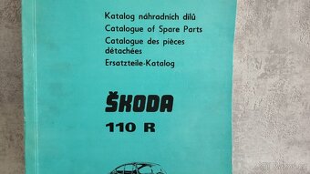 Katalog náhradních dílu na ŠKODA 110R, 110 R erko. - 2