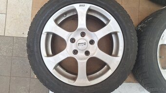 Alu kola BMW 17" 5x120 zimní pneu 225/50R17 6mm F31 - 2