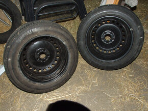 2x zánovní disky a pneu - Ford, Volvo,Jaguar 205/55R16 - 2