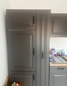 Nová šedá kuchyňská linka se spotřebiči,5648 - 2