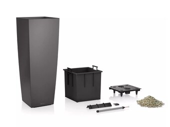 Lechuza Cubico Alto 40 Samozavlažovací květináč - 2