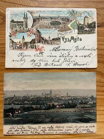Staré starožitné sběratelské pohlednice Vysoké Mýto - 2