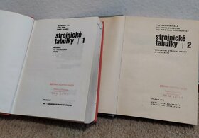 Nabízím Strojírenské tabulky 1. a 2. díl 1987/88 - 2
