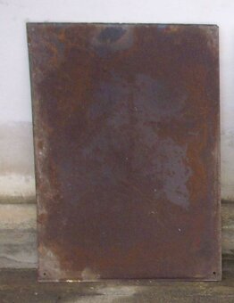Smaltovaná cedule z ČSSR - 70cmx50cm - 2