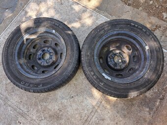 2x pneu + disk Škoda favorit - 2