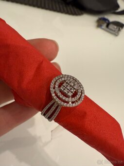 Zlatý prsten s diamanty - 2