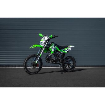 Pitbike Leramotors Jaguar 125ccm, kola 17/14, zelená - 2