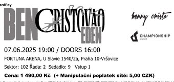Koncert Ben Cristovao - Eden - 2