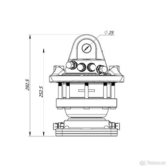 hydraulický rotátor FORMIKO 4,5t- doprava po ČR ZDARMA - 2