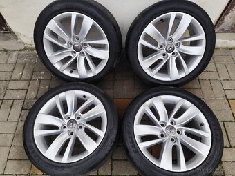 ALU 5x120 r18 OPEL + LETNÍ PNEU - 2
