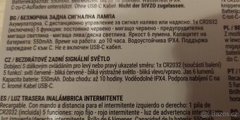 Zadní světlo s blinkry - 2