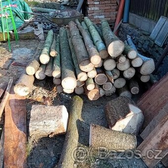 Dřevěné kůly smrkové 220cm - 2