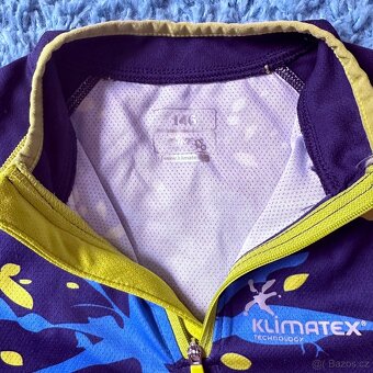 Cyklistický dres vel. 146 - zn. Klimatex - TOP - 2