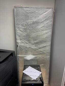 Ikea zrcadlo s hliníkovým rámem Hovet (78x198cm) - 2
