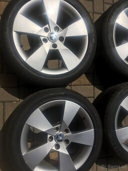 alu kola 5x112, orig octavia 3 - 2