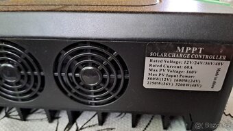 Solární amorfní panely + MPPT solární střídač regulátor - 2