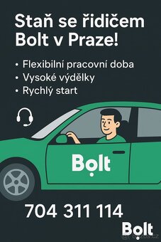 Flotila Bolt / Uber přijme řidiče s vlastním vozidlem - 2