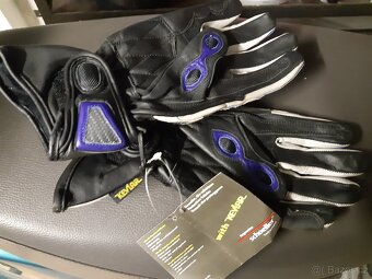 Rukavice na motorku, vel S, nepouzite - 2