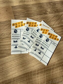 Kartička Olio Fiat - 2