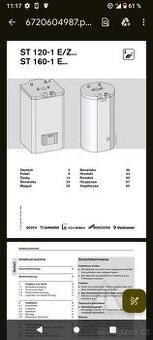 Plynovy kotel Junkers ST 120 - 1E - 2