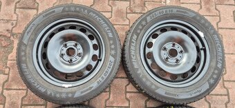 Plechové disky VW Troc 5x112 6x16 ET43 205/60r16 zimni - 2