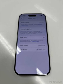 Apple iPhone 16 Pro 512GB, 100% Baterie, Stav A - 2