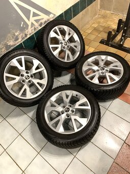 Alu kola Škoda R17 5X112 ZIMNÍ PNEU 225/50 R17 8mm POLAR - 2