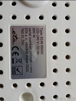 ETA Dellica 8149 bílá - 2