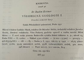 Všeobecná geologie I., II., III. - Radim Kettner - 2