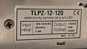 Zdroj 12V 120W T-led - 2