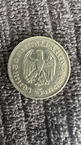 Stříbrná mince 5 Mark F 1935 - 2