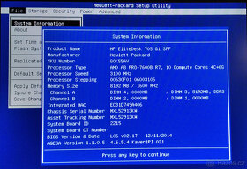 HP EliteDesk 705 G1 - 8GB RAM - AMD PRO A8-7600B -3.1GHz- - 2