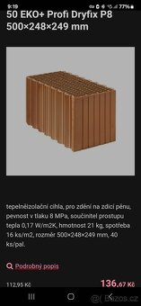 Cihly Porotherm - 2