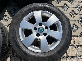 4x alu disky 5x112 R15, letní pneu 60 % - 2