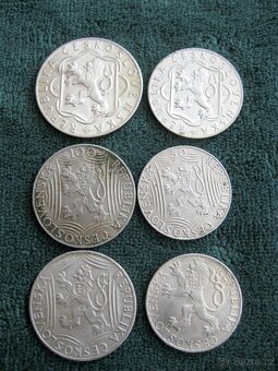 Stříbrné MINCE ČSR - jubilejní IV - 2