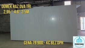 SKLÁDACÍ DOMKY (chata, stavební buňka, mobilní kancelář) - 2