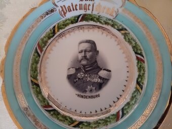Porcelánový talíř- Hindenburg, Rakousko Uhersko - 2