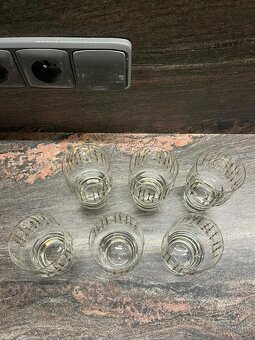 Retro sklenice set 6ks - 2
