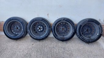 Plechové disky 6,5Jx16H2 ET50, s pneu Continental 205/55R16 - 2