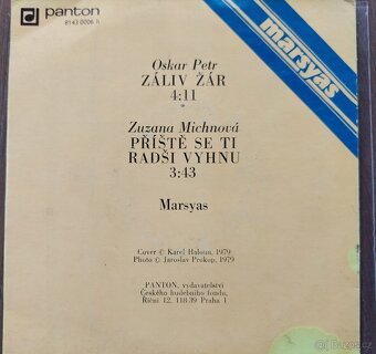 SP Marsyas - Záliv žár / Příště se ti radši vyhnu - 2